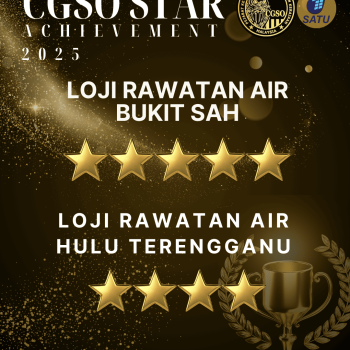 SATU Anugerah CGSO Loji Rawatan Air Bukit Sah & Hulu Terengganu